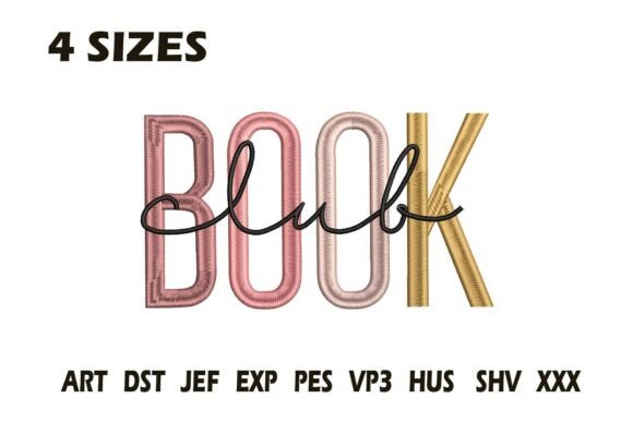 Book Club Embroidery Design Review