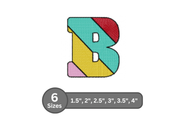 Candy Stripe Alphabet -B: A Designer’s Review for Merch