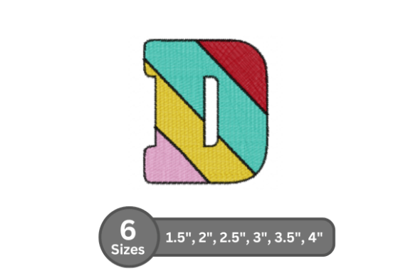 Candy Stripe Alphabet -D Review for Boutique Apparel