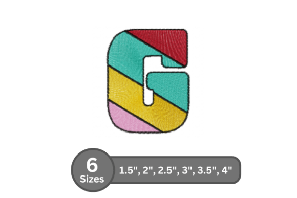 Candy Stripe Alphabet - G Review