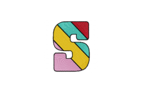 Candy Stripe Alphabet - S Review