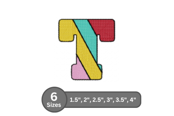 Candy Stripe Alphabet - T Review