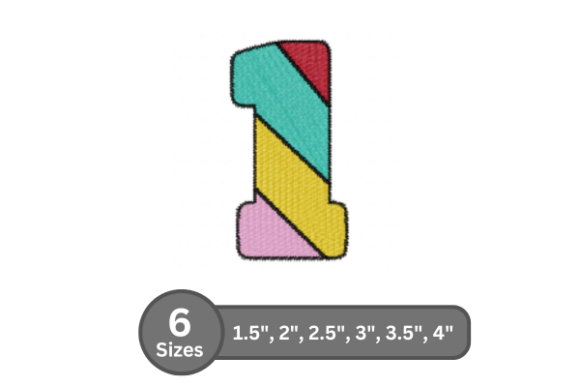 Candy Stripe Number -1 Embroidery Review