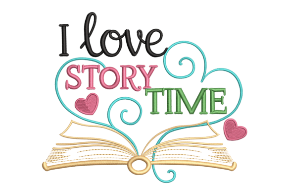 I Love Story Time Embroidery Review
