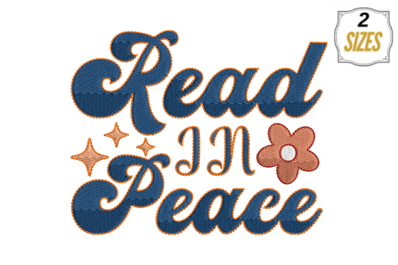 Read in Peace Embroidery Design Review