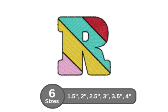 Reviewing Candy Stripe Alphabet - R for Personalized Gifts