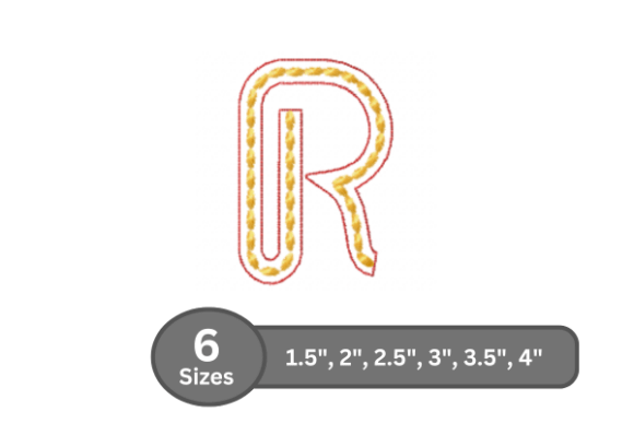 Rope Twist Alphabet - R: A Designer’s Review for Personalized Gifts