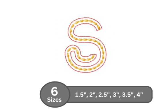 Rope Twist Alphabet - S Review for Embroidery Projects