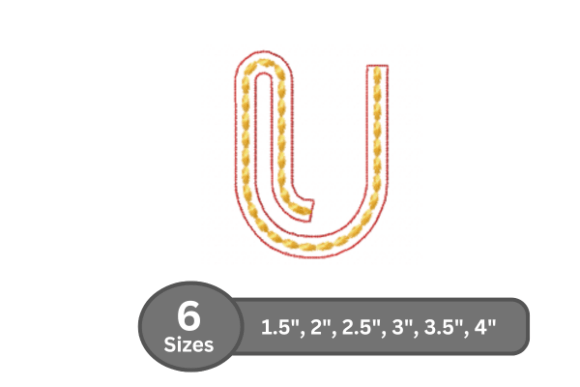 Rope Twist Alphabet - U: A Designer’s Review for Personalized Gifts