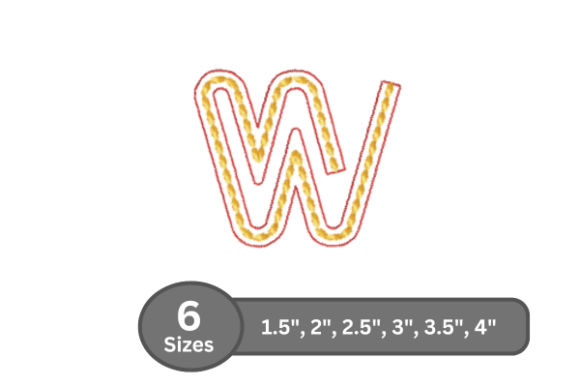 Rope Twist Alphabet - W Review for Boutique Apparel