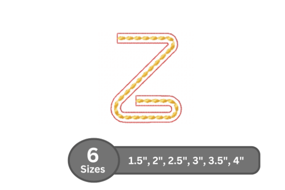 Rope Twist Alphabet - Z Review for Craft Fairs