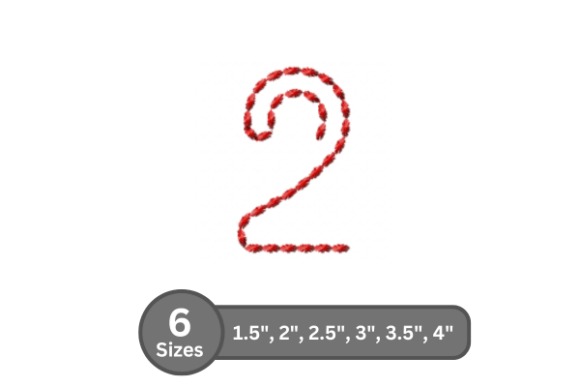 Soft Cord Number -2 Embroidery Design Review