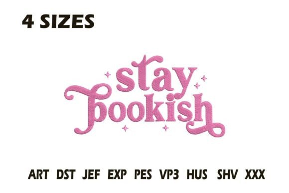 Stay Bookish Embroidery Design Review