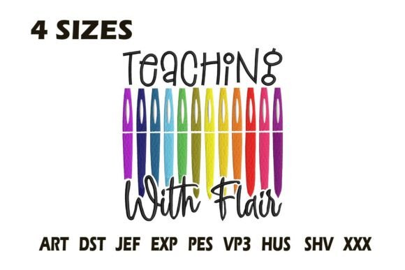 Teaching with Flair Embroidery Design Review