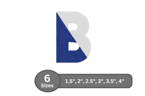 Twin Fill Alphabet -B Embroidery Design Review