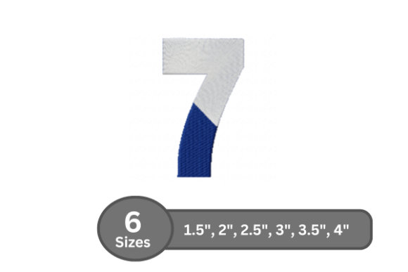 Twin Fill Number -7 Embroidery Design Review